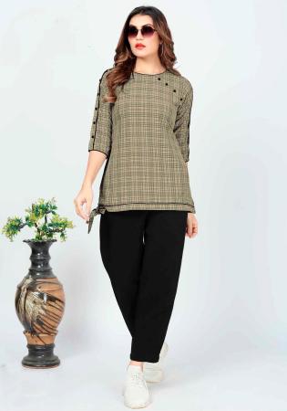 Picture of Nice Cotton Grey Kurtis & Tunic