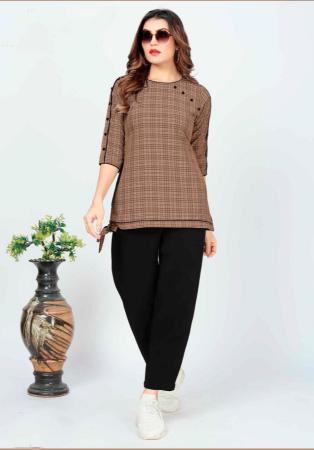 Picture of Splendid Cotton Grey Kurtis & Tunic