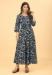 Picture of Splendid Georgette Navy Blue Readymade Gown