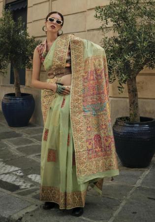 Picture of Charming Silk Dark Sea Green Saree