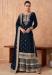 Picture of Classy Georgette Black Straight Cut Salwar Kameez