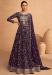 Picture of Lovely Georgette Purple Anarkali Salwar Kameez