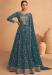 Picture of Nice Georgette Steel Blue Anarkali Salwar Kameez