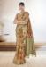 Picture of Ideal Silk & Organza Tan Saree