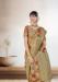 Picture of Ideal Silk & Organza Tan Saree