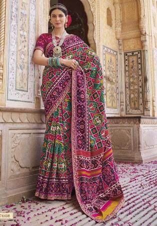 Picture of Enticing Silk Brown Saree