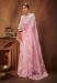 Picture of Gorgeous Silk & Organza Light Coral Saree