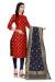 Picture of Graceful Silk Dark Red Straight Cut Salwar Kameez