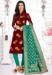 Picture of Splendid Silk Maroon Straight Cut Salwar Kameez