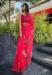 Picture of Nice Organza Crimson Saree