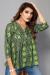 Picture of Wonderful Crepe Dark Sea Green Kurtis & Tunic