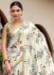 Picture of Enticing Georgette Off White Saree