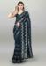 Picture of Amazing Georgette Dark Slate Grey Saree