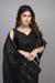 Picture of Pretty Georgette Black Saree