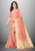 Picture of Magnificent Cotton & Organza Light Coral Saree