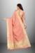 Picture of Magnificent Cotton & Organza Light Coral Saree