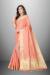 Picture of Magnificent Cotton & Organza Light Coral Saree