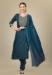 Picture of Resplendent Silk Midnight Blue Readymade Salwar Kameez