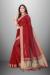 Picture of Marvelous Cotton & Organza Fire Brick Saree