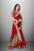 Picture of Marvelous Cotton & Organza Fire Brick Saree