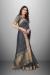 Picture of Comely Cotton & Organza Dark Slate Grey Saree