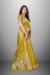 Picture of Lovely Cotton & Organza Golden Rod Saree