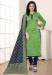 Picture of Silk Dark Sea Green Straight Cut Salwar Kameez