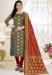 Picture of Silk Dark Slate Grey Straight Cut Salwar Kameez