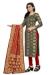 Picture of Silk Dark Slate Grey Straight Cut Salwar Kameez