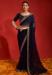 Picture of Radiant Georgette Indigo Saree