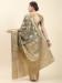 Picture of Graceful Silk & Organza Grey Saree