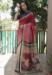 Picture of Superb Linen Maroon Saree