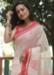 Picture of Appealing Linen White Saree