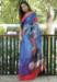 Picture of Bewitching Linen Steel Blue Saree