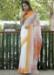 Picture of Alluring Linen White Saree