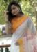 Picture of Alluring Linen White Saree