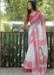 Picture of Pretty Linen White Saree