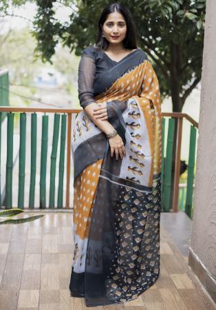 Picture of Taking Linen Peru Saree