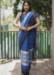 Picture of Amazing Linen Midnight Blue Saree