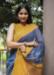 Picture of Marvelous Linen Dark Slate Blue Saree