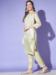 Picture of Magnificent Silk Off White Readymade Salwar Kameez