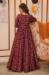 Picture of Charming Crepe Maroon Readymade Gown