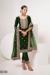 Picture of Rayon Dark Olive Green Straight Cut Salwar Kameez