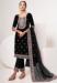 Picture of Taking Rayon Black Straight Cut Salwar Kameez