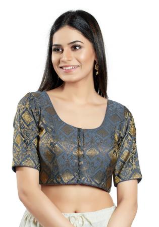 Picture of Radiant Brasso Grey Designer Blouse