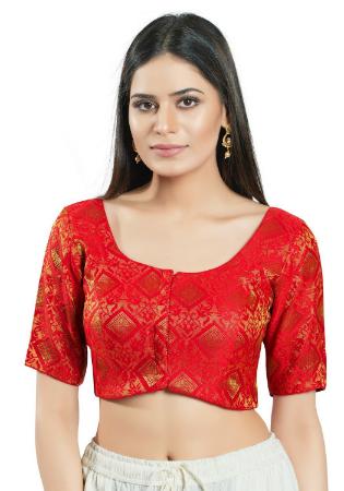 Picture of Ravishing Brasso Crimson Designer Blouse