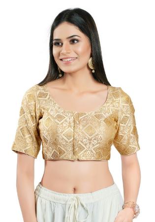 Picture of Beautiful Brasso Tan Designer Blouse