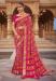 Picture of Amazing Silk Medium Violet Red Saree