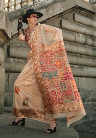 Picture of Fascinating Silk Indian Red Saree