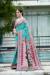 Picture of Pleasing Silk Medium Turquoise Saree